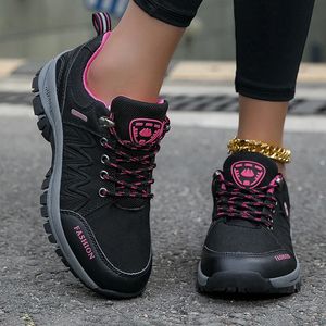 Frauen Wanderschuhe Outdoor -Sneaker Nicht -Slip -Wanderschuhe bequeme Schuhe mit Schuhwaren klettern Joggingstiefel Sportschuhe für WAMEN 240429