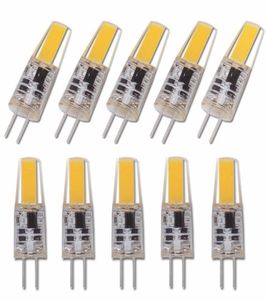 Other LED Lighting 10pcs lot Dimmable G4 COB Lamp 6W Bulb AC DC 12V 220V Candle Silicone Lights Replace 40W Halogen For Chandelier7913347