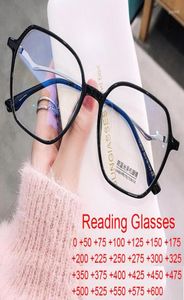 Sonnenbrille Weitholzbrille für Vision 2 225 3 plus Mode Anti Blue Light Square Eyewear Clear Lens Optical Reading Women1187668