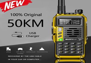 Walkie Talkie Baofeng Uvs9 Plus 10w Potente ricetrasmettitore portatile da 50 km con UHF VHF Dual Band Ham Ham TwiWay Radio7258166