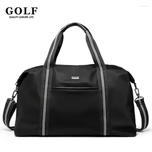 Duffel Bags Men's Travel Bag Stor storlek för Sports fritid Handväska Nylon Vattentät axel Fitness Business Bagage Duffle