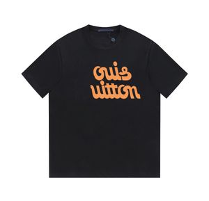 デザイナーTシャツサマーショートスリーブ波TシャツカップルラグジュアリーTシャツファッション高度な綿高品質のトップM-3XL＃225