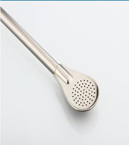 Pro Tea rostfritt stål dricka yerba kompis Straw Gourd Bombilla Filter Spoon3742884