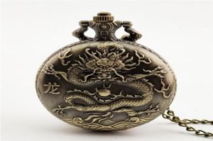 Pocket Watches Antique watchChinese style nostalgic Large Dragon Pendant 12 zodiac men039s and women039s craft WaUMI38947679