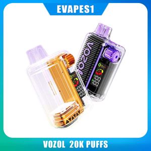 Marchio originale usa e getta e vape vozol vista 20000 sbuffi mini ecigs mod barra dual 650 mAh da 20 ml a maglie a maglie a 6 livelli Controllo wattaggio Smart Screen Display ricaricabile 2% 5%