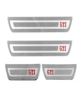 Car Accessories For VW Golf 6 GOLF 7 GTI R MK6 2012 2013 2014 2015 Door Sill Scuff Guards Sills Plate Stickers9567940