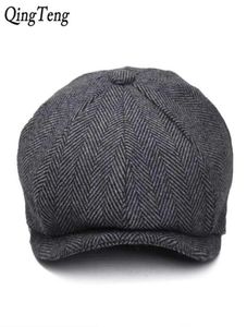 Berdette per cinglieri di piccole dimensioni taglie per berretti di berretto autunno autunno ottagono berretto da ottagono femminile039 per cappello di zucca casual gatsby berretto piatto 28345484