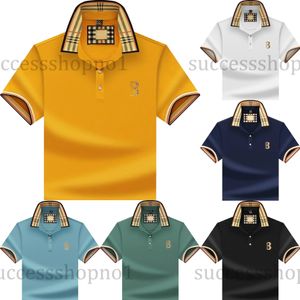 Koszula polo męska koszula polo letnia koszulka haftowa koszulka High Street Trend koszulka top T-shirt azjatycki rozmiar M-4xl