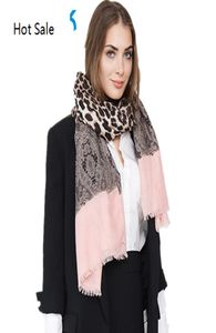 Ny Leopard Print Scarf Women039S Leopard Print Lace Scarf Cotton Shawl and Wrap Spring Neck Bibb Scarf9602624