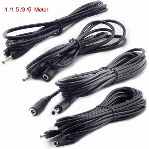 new DC Extension Cable 1M 1.5M 3M 5M 3.5mm x 1.35mm Female to Male Plug for 5V 2A Power Adapter Cord Home CCTV Camera LED Stripfor LED strip extension