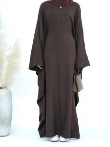 Ramadã Khimar Abaya Dubai Arábia Saudita Turquia Islã Islã Modesto Modest Dress Roupos de oração para mulheres Ka Robe femme Musulmane 240423