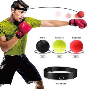 Boks Reflex Punch Ball MMA SANDA BOXER REACE REACE RECECTION Force Ręka Zestaw treningowy Stres Gym Boks Muay Thai Ćwiczenie 240428