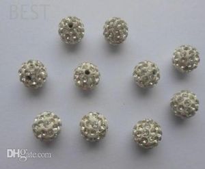 6 مم أبيض ميكررو الهداف CZ Disco Ball Crystal Bead Bracelet Beadsmjpw كامل Stockmixed Lot2559859