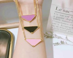 2022 luxurys Pendant Necklaces Fashion for Man Woman 48cm Inverted triangle designers brand Jewelry mens womens Highly Qualit7483061