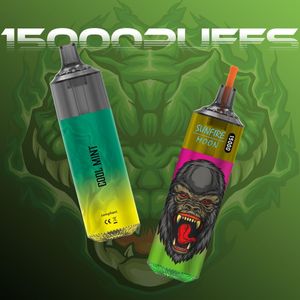 Mest populära Sunfire 15000 puffs 15k Tornado Vape 18000 R och M 600mAh 20 ml disponibla elektroniska vape penna jn shisha 15000 bar kinesisk vattenpipa het sälj Tyskland Frankrike Storbritannien