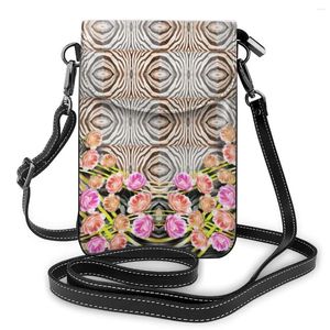 Bolsas de ombro Mulheres Mini Small Square Pack Bag Fashion Designer Floral Messenger Crossbody embreagem bolsa de celular bolsas de telefone