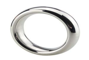 Anel de pau de aço inoxidável anel de pênis de cockring de metal para homens maca de bola brinquedos sexuais escrotal escrofado bondage ring9599224