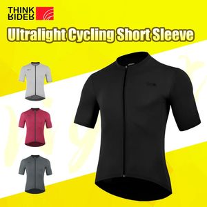 Thinkrider Men Cycling Jersey Mtb Maillot Bike Shirt Downhill High Quality Pro Team Tricota Mountain Bicycle Clothing 240422