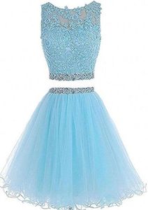 Off Axel Two Piece Short Prom Homecoming Dress Beaded Crystals Appliciques Graduation Cocktail Party Gown QC1165449172