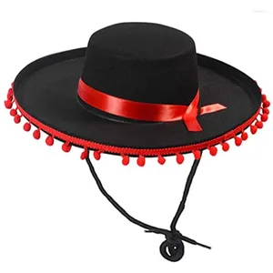 Beretler Sombrero Hat Party Hats Po Props Diada Muertos Luau Festivali D46A