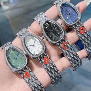 Luksusowe Womenwatch Snake Watch Designer Watch Watch Women Watches Watche Wysokiej jakości Rose Gold Diamond Watch zegarek zegarek ze stali nierdzewnej Zegarek skórzany pasek ELOJ 32 mm Montre