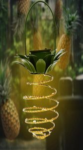 Colorful LED Light Night Pineapple Solar Lights Waterproof Garden Lights Hanging Lamp Fairy Night Lights Art Home Decoration VT1447561313