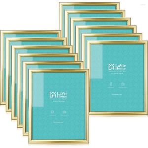 Frames Gold) Simple Designed Po For Wall Mount Display Decoration Frame Set Of 12 Classic Collection Pos Picture Home