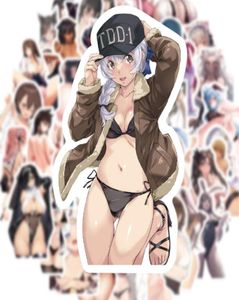 50PCSアニメステッカーDIY HENTAI HENTAIセクシーなピンナップバニーガールワイフステッカーラップトップカートラックモーターサイクル電話冷蔵庫デカール3496606