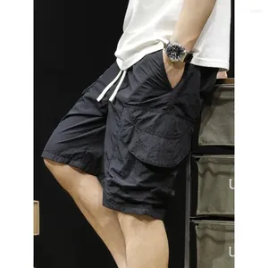 Pantaloncini da uomo Shorts Silk Cargo Pantaloni a cinque quartieri All Summer Fashion Brand Times 5 Minute Quick Dry