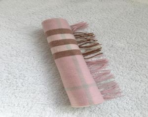 2022 vinterhöst unisex kashmir halsduk för män kvinnor designer överdimensionerad klassisk rosa check stora rutiga sjalar och halsdukar män0399496290
