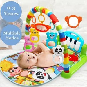 Pillow Baby Infant Play Mats With Foot Piano Musical Lullaby Kid Toy Activity Music