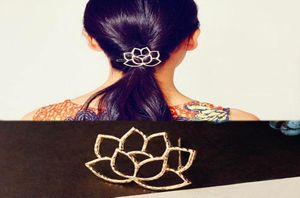 10pcs Frauen Mode Hair Accessorie Lotus Retro Styling Haarnadelhaarklammern Kopfschmuck Blumenhaarzubehör Weihnachts Geschenk Weddin4364298