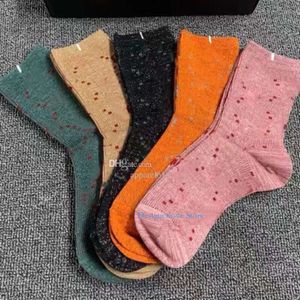 Designer Socks for Men Women Calcetines Hip Hop Luxurys Brands Cotton Casual Socken Classic Meias with Gift Box