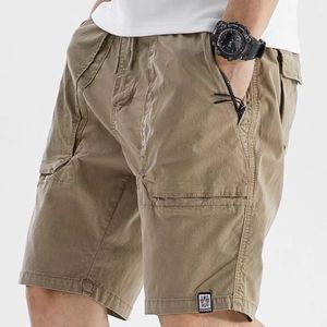 Shorts male summer Korean version loose outside to wear Hong Kong wind leisure outdoor sports five quarter pants large size thin cargo pants