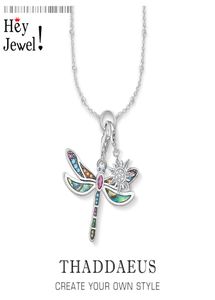 Charm Necklace Dragonfly Sun Winter Fashion Bohemia Jewelry Europe 925 Sterling Silver Bijoux Gift For Women Girl 2011243544419