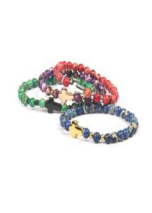 Jóias de pulseira de aço inoxidável para homens e mulheres por atacado de 6 mm de sedimentação com cores bracelete de aço inoxidável5153895