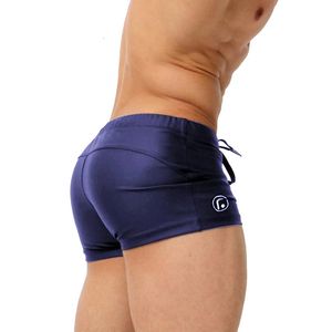 Sexy Mens Surf Briefs Summer Beach Low Rise Swimwear Nylon Fashion Male Quick Dry Swimming Trunks Elastic Plus Size Swimsuit 240416