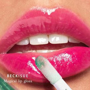 Lip Gloss Green Green Termature Change Color Color Longo Hidratante Brilhando Batom de Vidro de Vidro Cosméticos Cosméticos