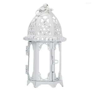 Świecowa uchwyt Tealeght Kutka Iron Lantern Cafe Bar Decor Decor Ornament Akcesoria