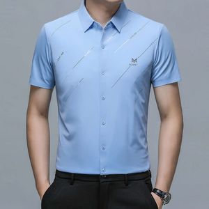Broadcast Tiktok Live Of Wear The Same With Seamless Printing Summer New Men's Casual Short Sleeved Shirt