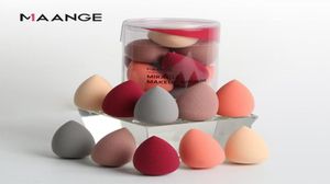 10 PCSbox Cosmetic Puff Set Puffe Puff Beauty Makeup Face Founde Sponge Powder Make Up мягкая вода Sponge4628259