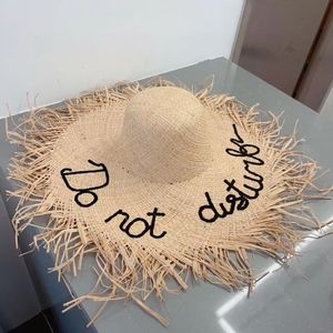 Lafiteegrasss Braid Designer Beach Hat Fashion Wide Brim Hats Grass Braid Women's Summer Sun Hat Grass Weaving Sunshade Bucket Hat Essential for Beach Vacation