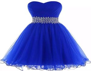 Adorável vestido de baile de coração, vestidos de regresso a casa de baile azul royal vestidos de baile curtos novos vestidos de festa femininos com ruffles9642591