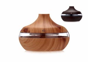 Factory Air Airfiidifier USB AROM Diffuser Mini Wood Grain Ultrasonic Atomizer Aromaterapi Essential Oil Diffuser For Home O9823713
