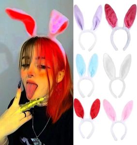 Cute y Rabbit Ears Headband For Women Halloween Easter Anime Cosplay Hairband Headwear Female Bunny Hair Accessories 20218069365