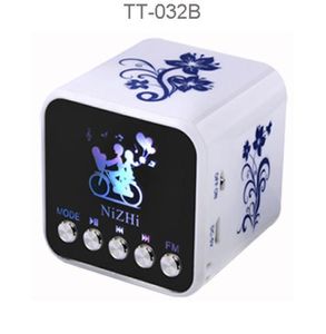 NIZHI TT032B MINI DINKER PORTABLE DONGABLE DONGABLE MUSTIPLEAR Support Udisk TF Cardfm Radio7795941