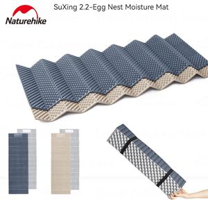 R2.2 Camping Folding Egg Trough Mat IXPE Aluminum Film Waterproof Outdoor Tent Moisture-proof Sleeping Pad Widened 240418