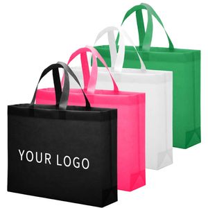 Nicht gewebte Taschen Einkaufstasche für Werbung und Werbung 10/20 PCs Großhandel Custom /Druckgebühr nicht enthalten