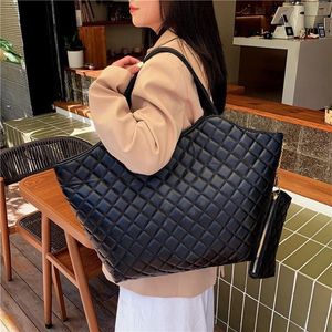 Große Kapazität Totes icare Maxi Einkaufstasche Loulou Bag Beach Bags Echte Leder Frauen Tasche Designer Gitter Handtasche Geldbörse Reise Crossbody Schulter -Brieftasche