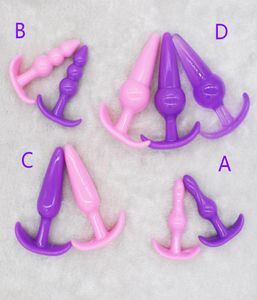 Plug de bumbum de silicone macio Dildo Massageiro Produtos adultos de adultos plug plugs de plugs eróticos brinquedos sexuais para homens women8229125